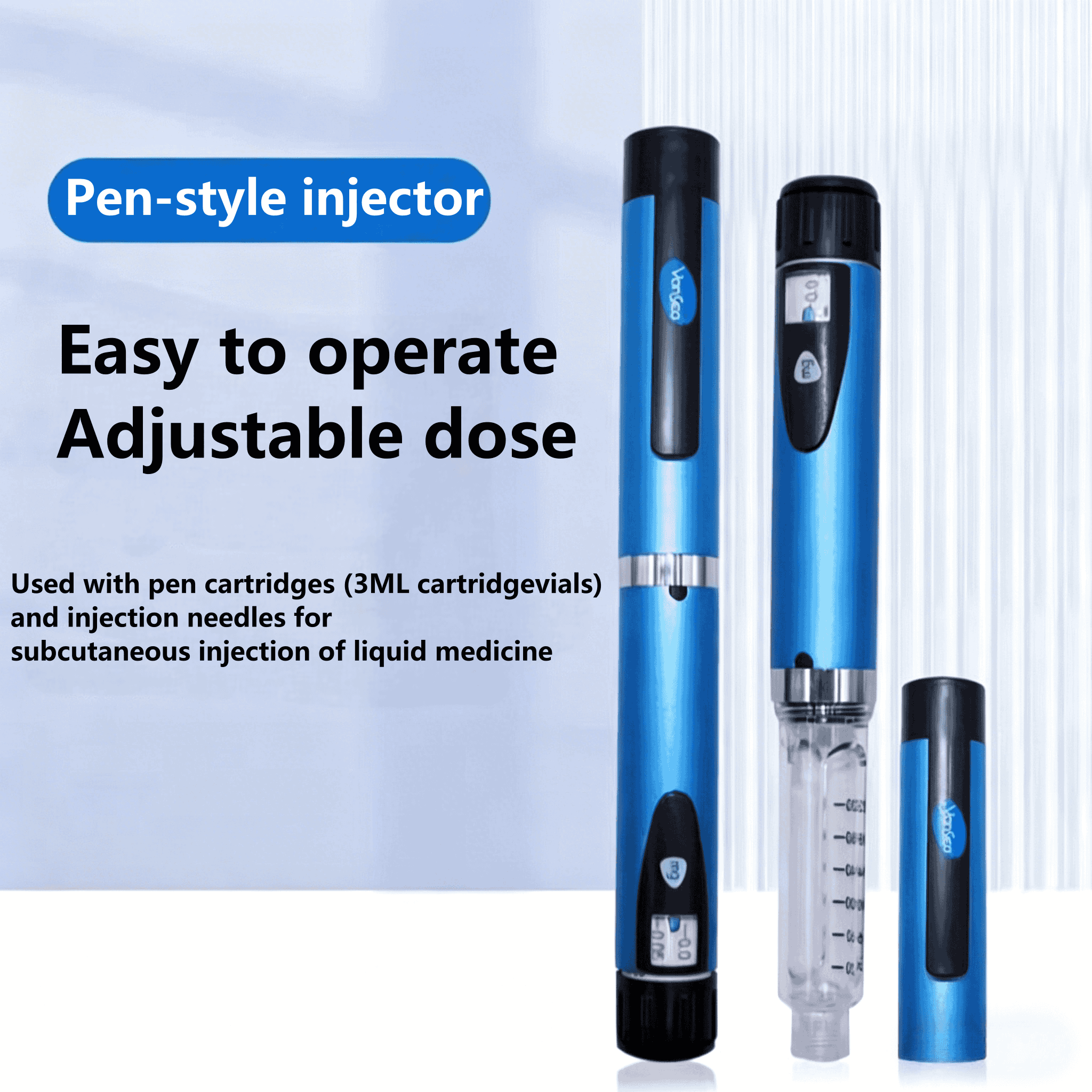 Factory Direct Sales 3ml Cartridge Pen Injector Disposable Consumables for Beauty Salon
