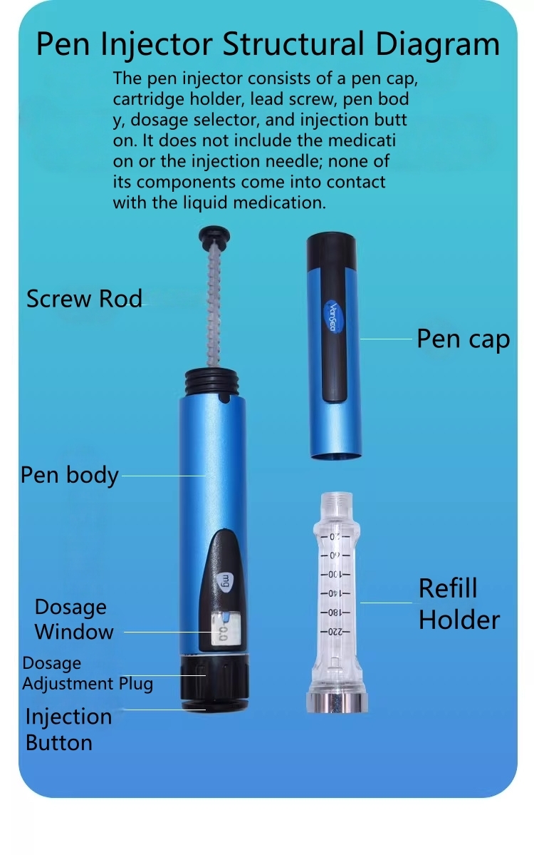 Factory Direct Sales 3ml Cartridge Pen Injector Disposable Consumables for Beauty Salon