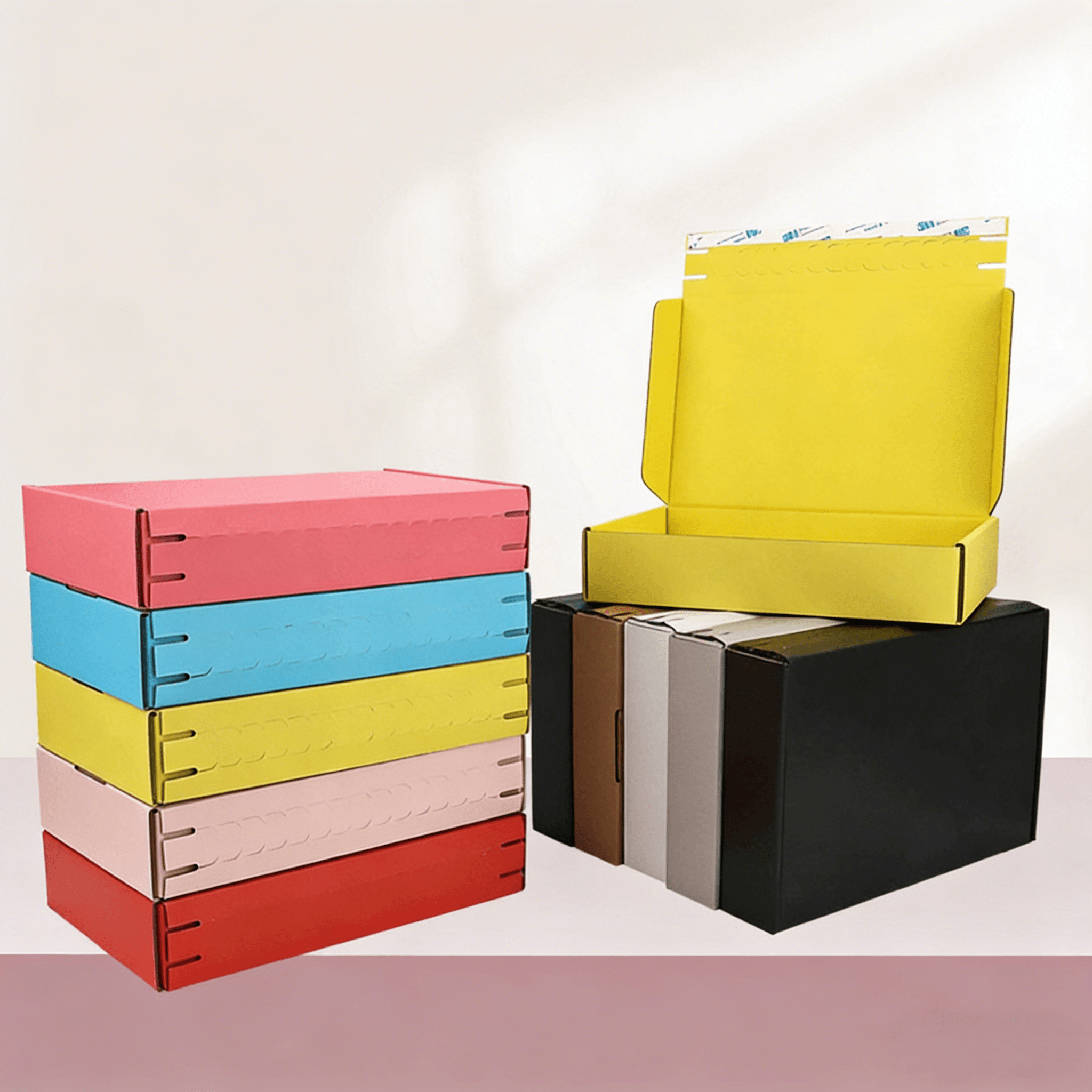 Factory Direct Double Sided Printed Tear Off Airplane Box for Luxury Cosmetic and Gift Packaging