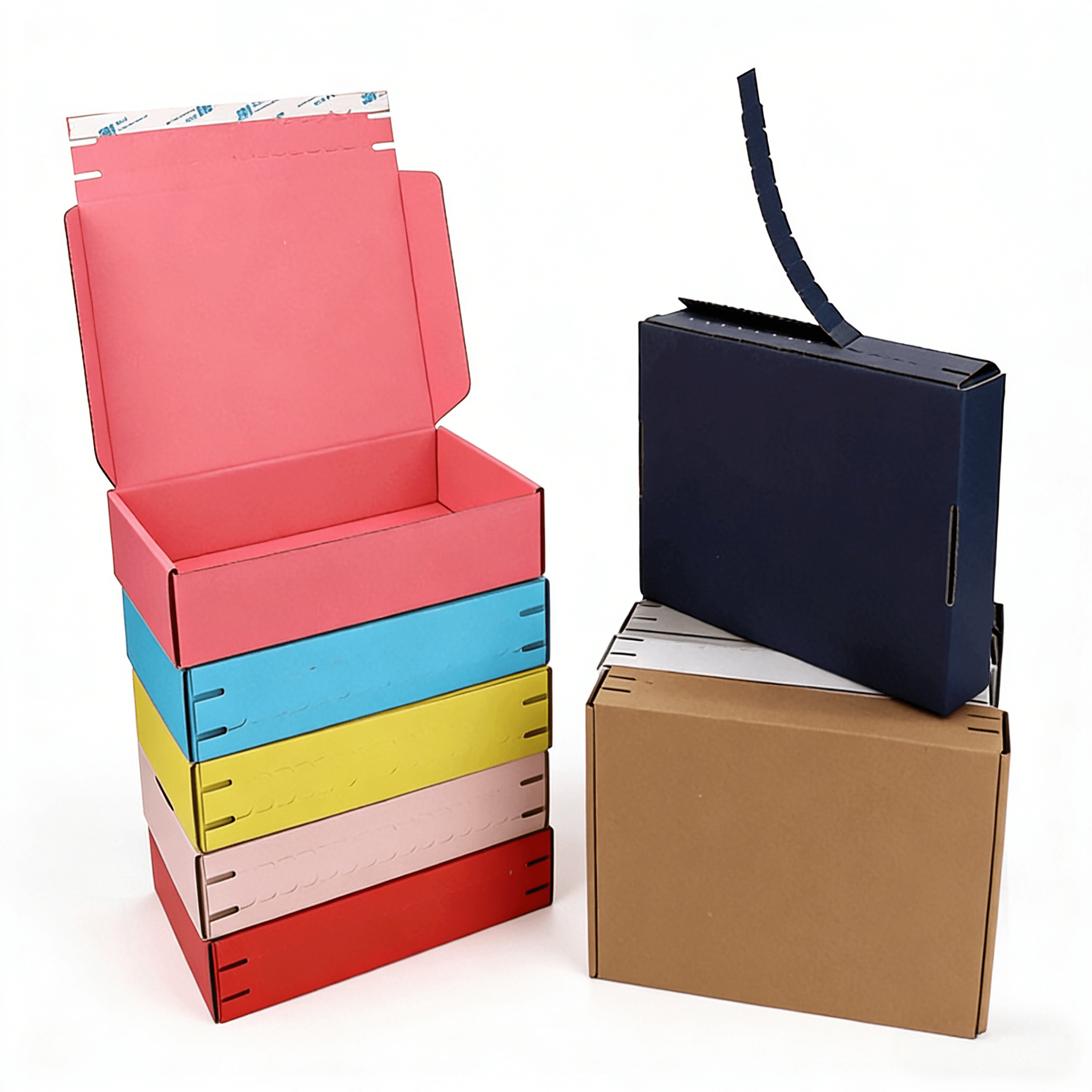 Factory Direct Double Sided Printed Tear Off Airplane Box for Luxury Cosmetic and Gift Packaging