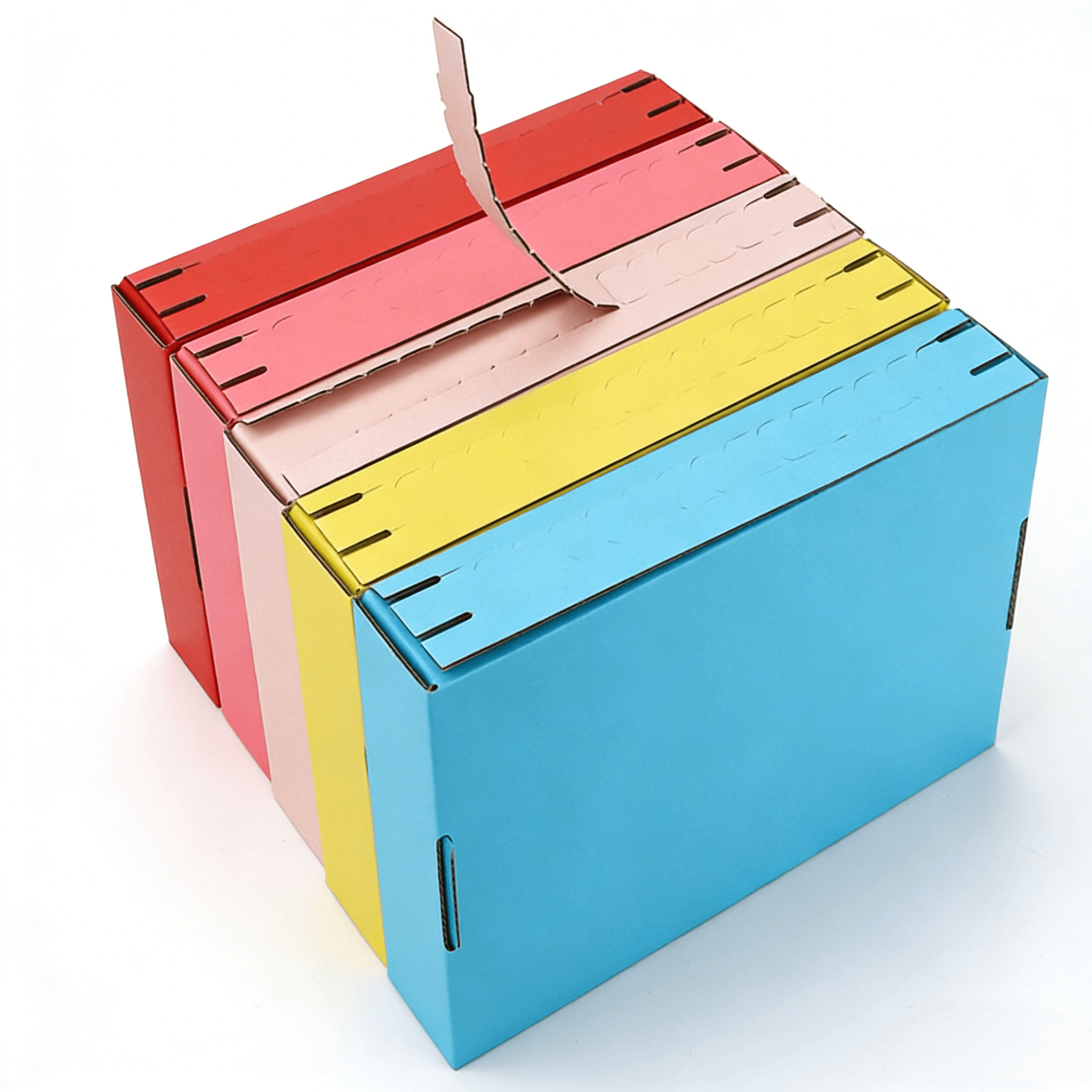Factory Direct Double Sided Printed Tear Off Airplane Box for Luxury Cosmetic and Gift Packaging