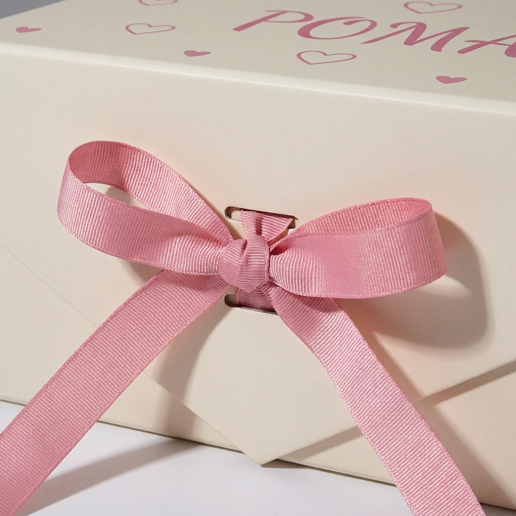 Customizable One Piece Foldable Large Magnetic Gift Box with Magnetic Closure for Cosmetics and Gift