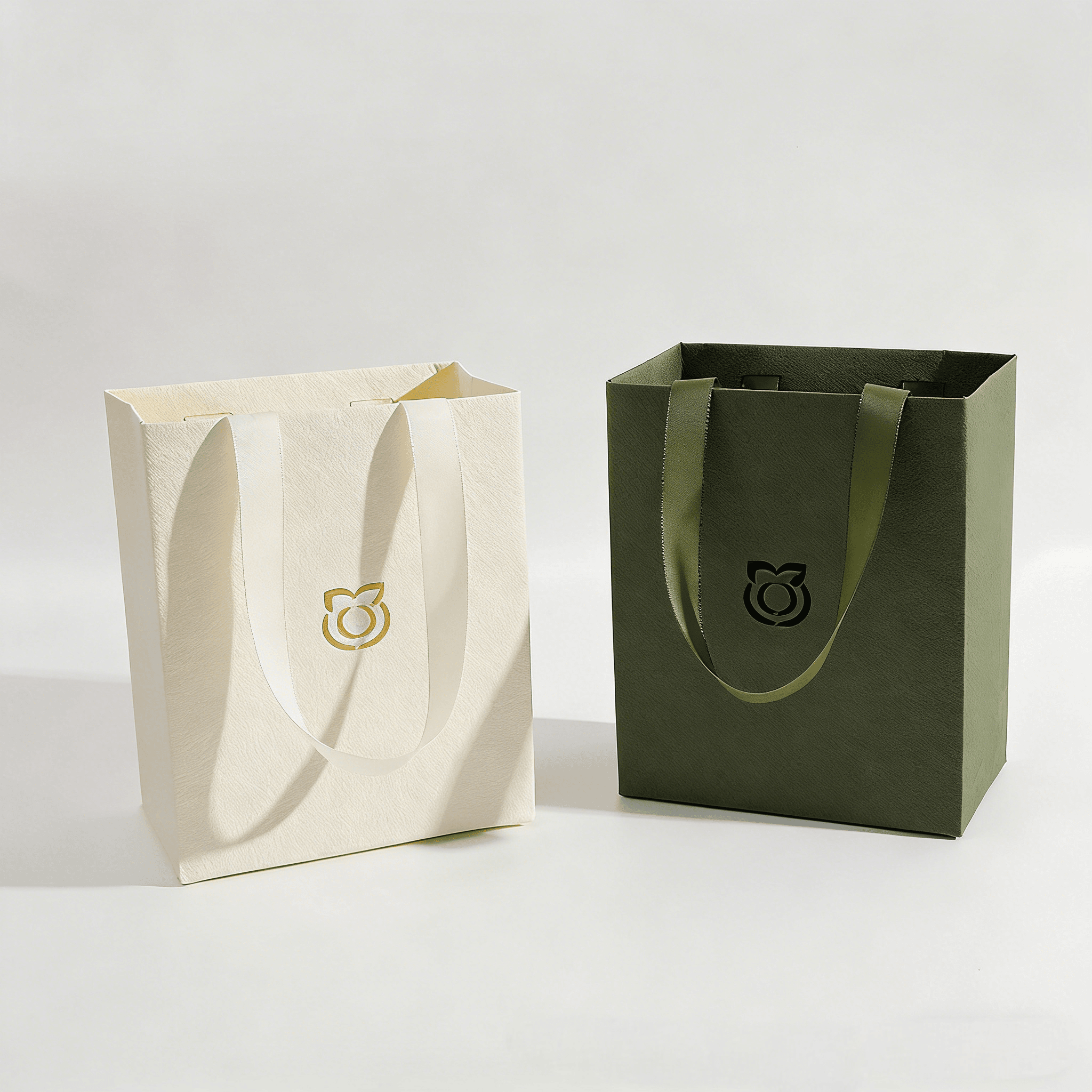 Wholesale Custom Logo Paper Carrier Bags for Boutique Gift and Fashion Packaging