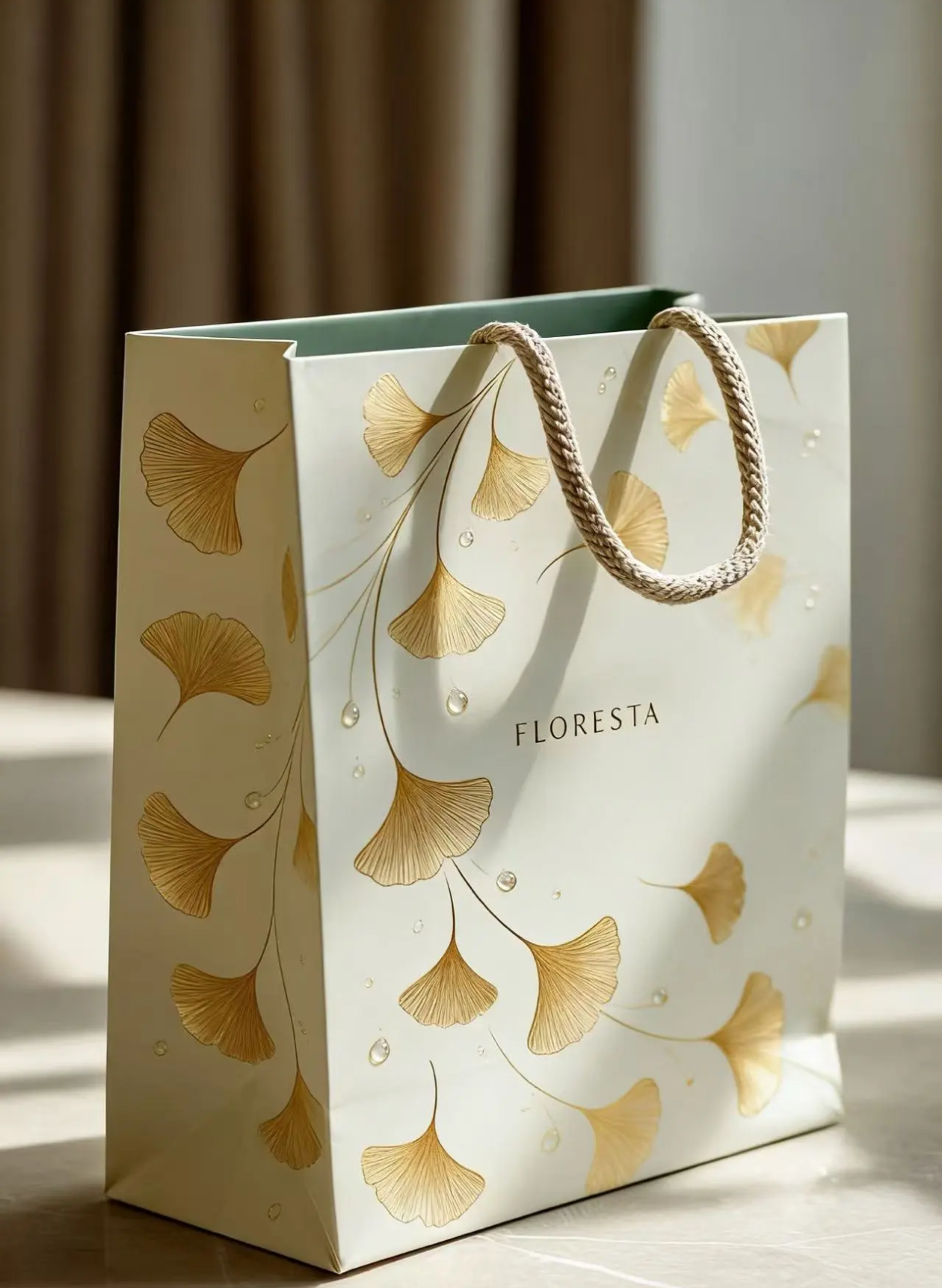 Luxury Matte Laminated Paper Shopping Bags for High End Retail Packaging and Branding