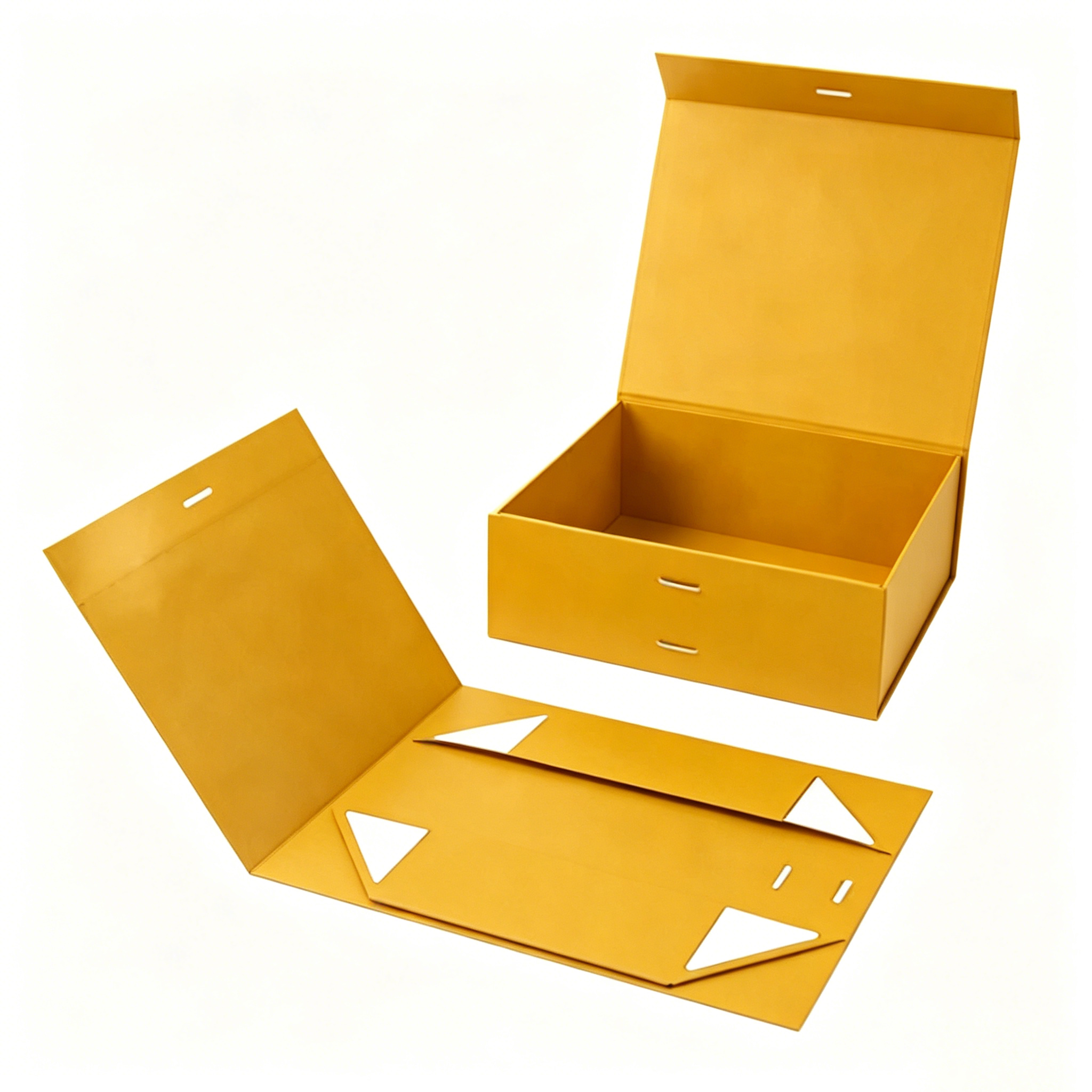 Customizable One Piece Foldable Large Magnetic Gift Box with Magnetic Closure for Cosmetics and Gift