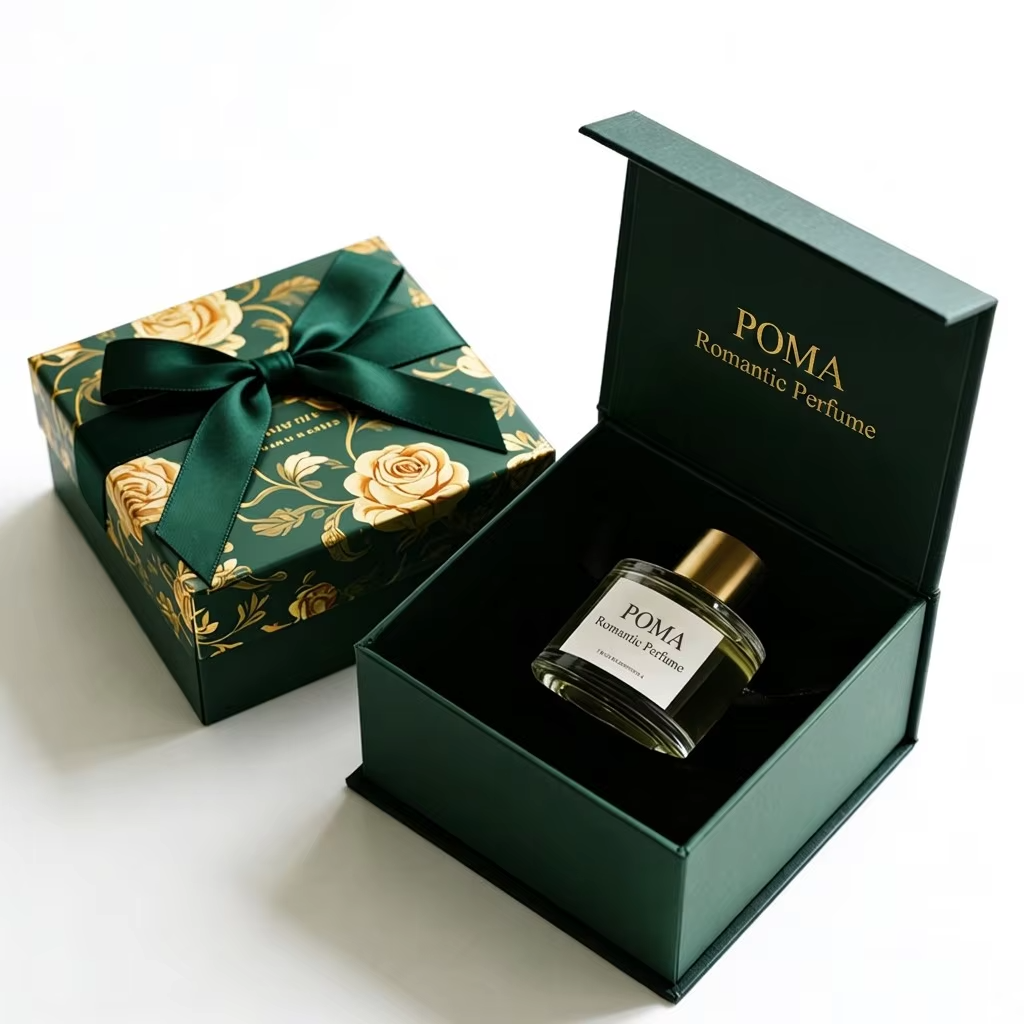 OEM Factory Luxury Perfume Packaging Box Magnetic Rigid Gift Box Custom Logo for Fragrance Brand