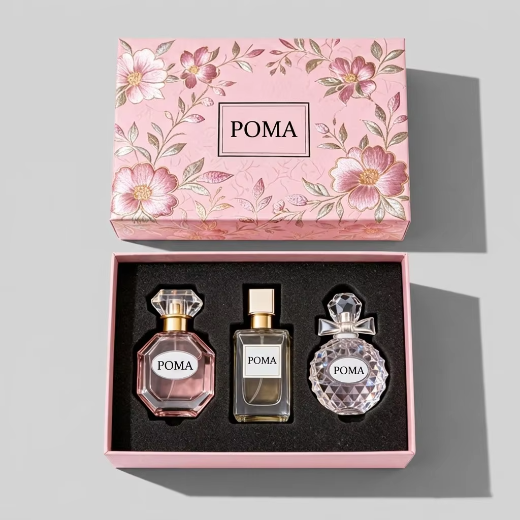OEM Factory Custom Luxury Perfume Rigid Box Set Lid and Base Gift Packaging for Fragrance Brand