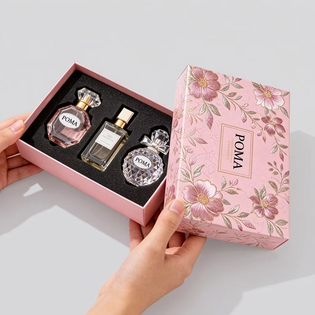 OEM Factory Custom Luxury Perfume Rigid Box Set Lid and Base Gift Packaging for Fragrance Brand