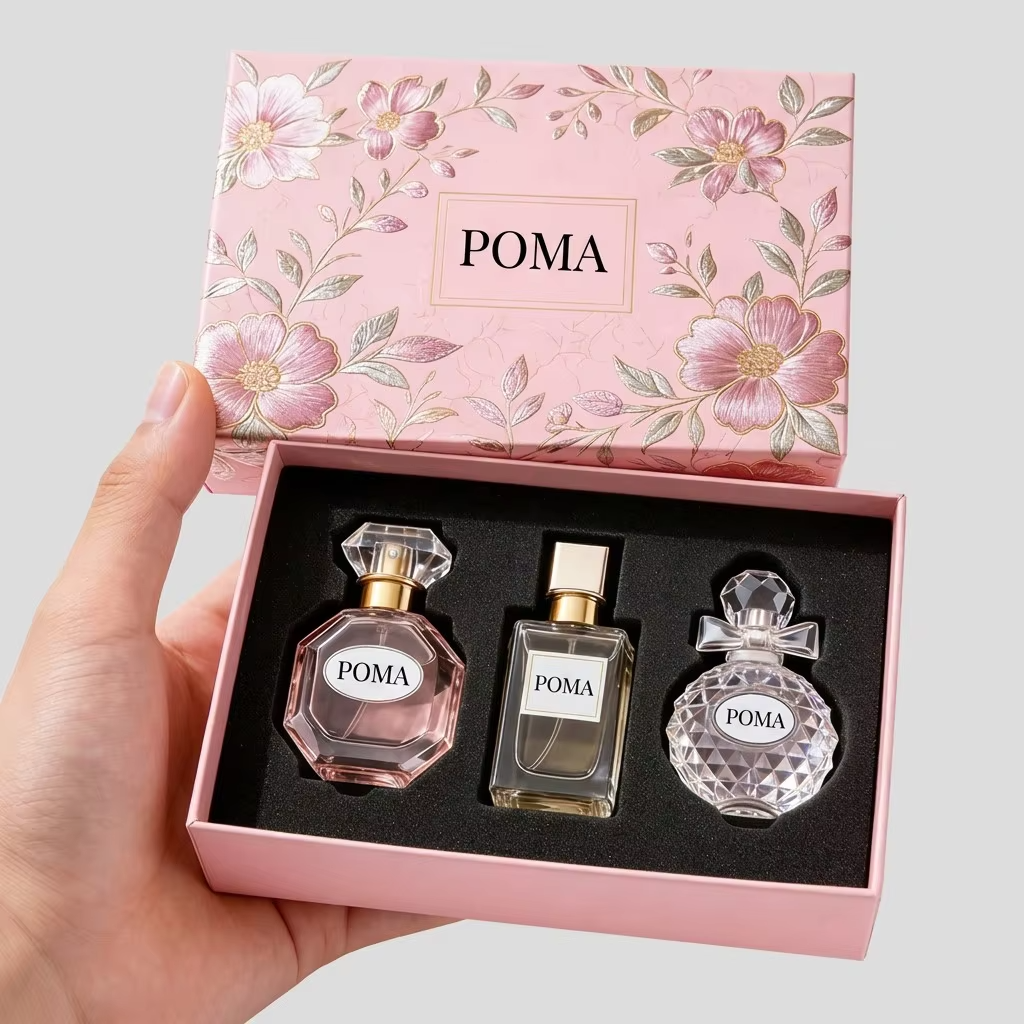 OEM Factory Custom Luxury Perfume Rigid Box Set Lid and Base Gift Packaging for Fragrance Brand