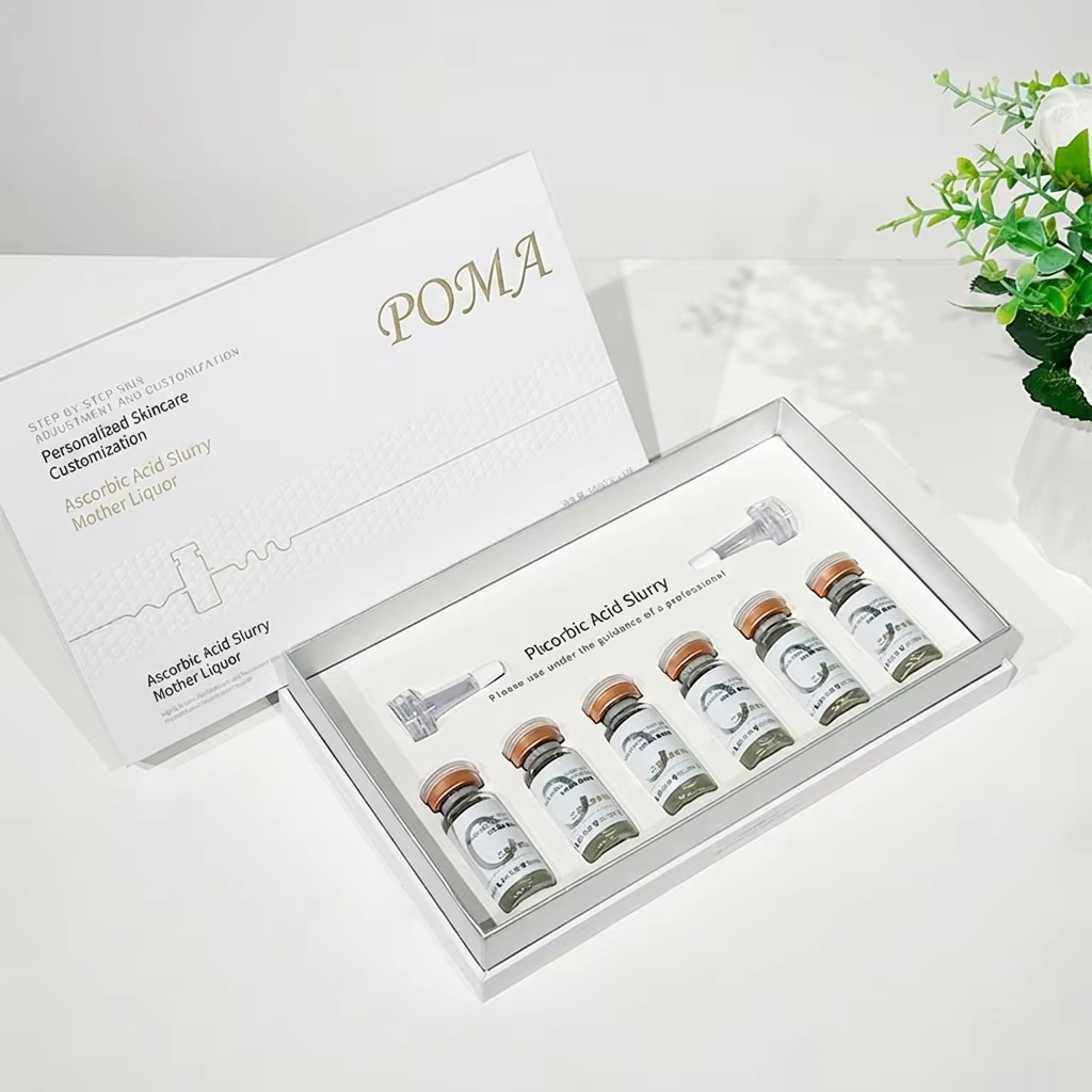 Custom Luxury Skincare Ampoule Box for Peptide Serum Packaging with Insert Tray OEM Factory