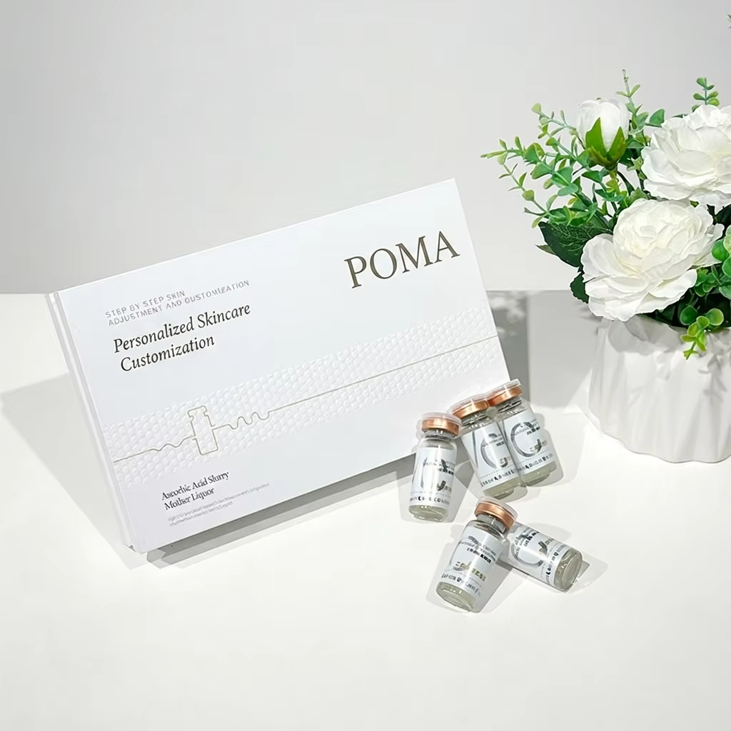 Custom Luxury Skincare Ampoule Box for Peptide Serum Packaging with Insert Tray OEM Factory