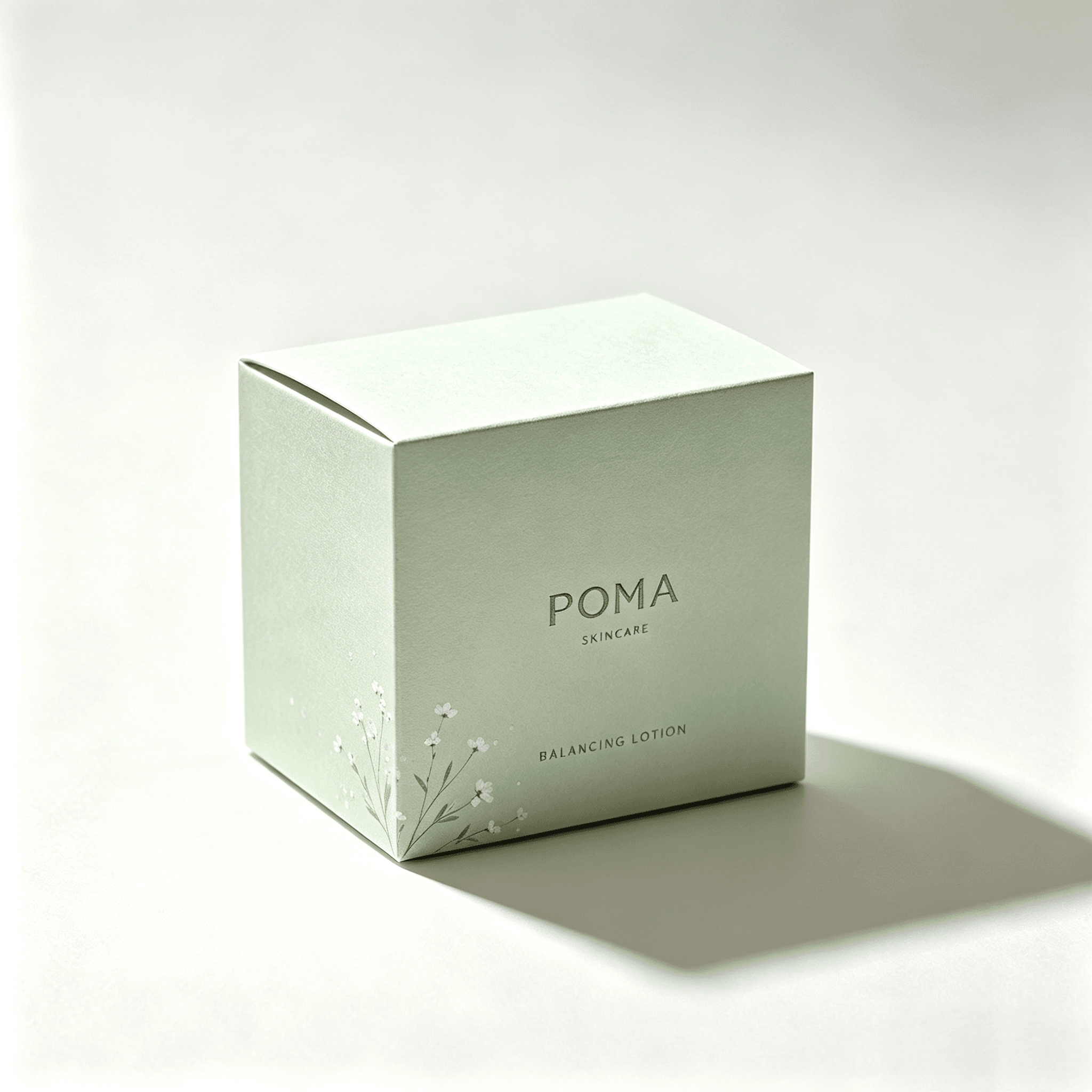 POMA SKINCARE Boxes – Premium Packaging for Balancing Lotion & Skincare Essentials