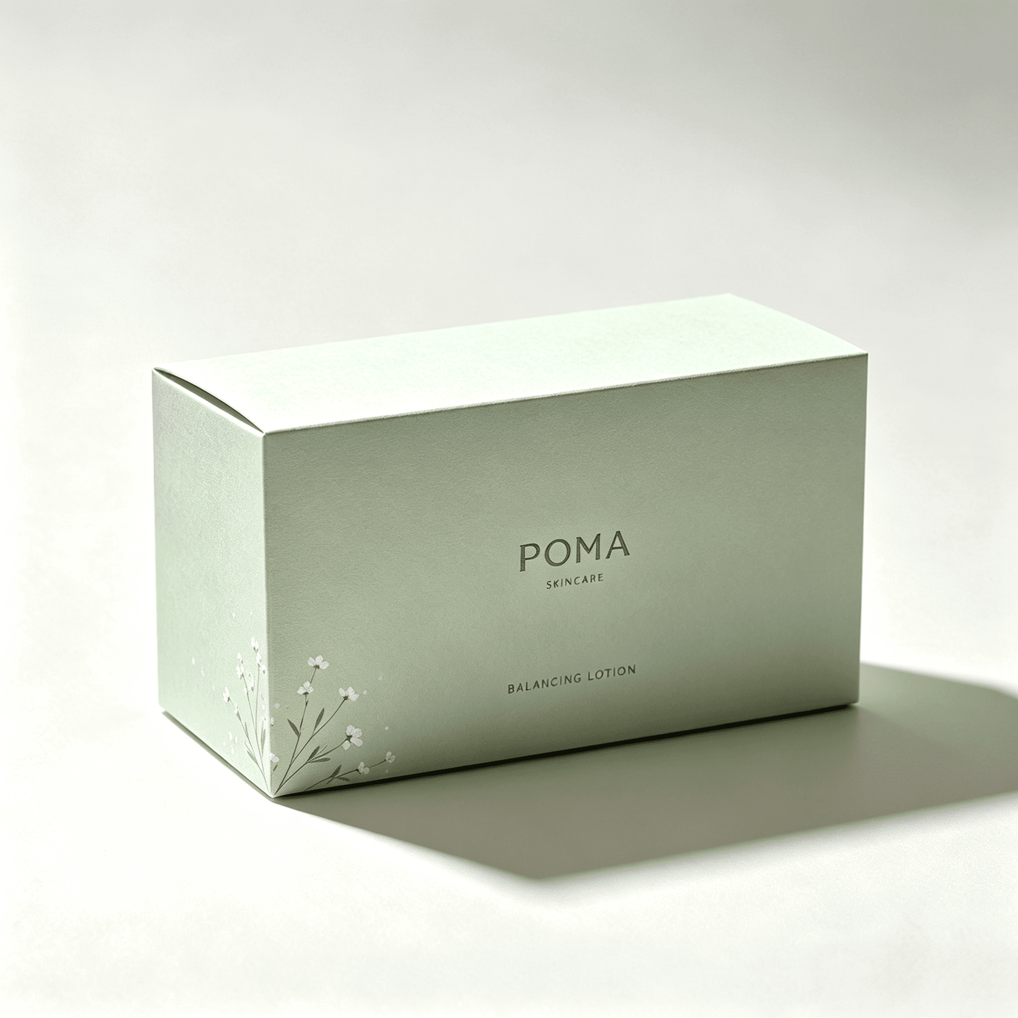 POMA SKINCARE Boxes – Premium Packaging for Balancing Lotion & Skincare Essentials