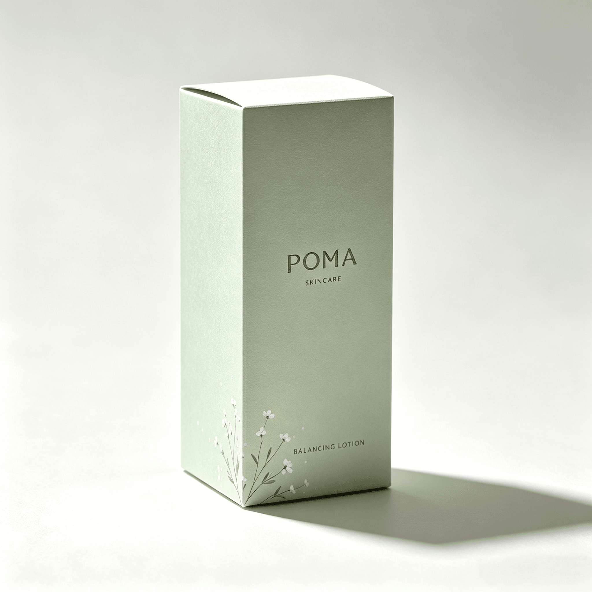 POMA SKINCARE Boxes – Premium Packaging for Balancing Lotion & Skincare Essentials