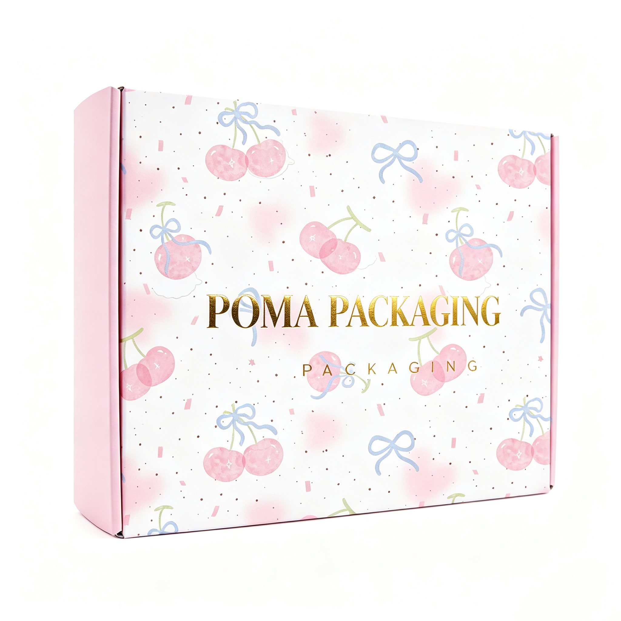 Custom Pink Printed Corrugated Mailer Box for Beauty Gift Subscription and E-commerce Packaging
